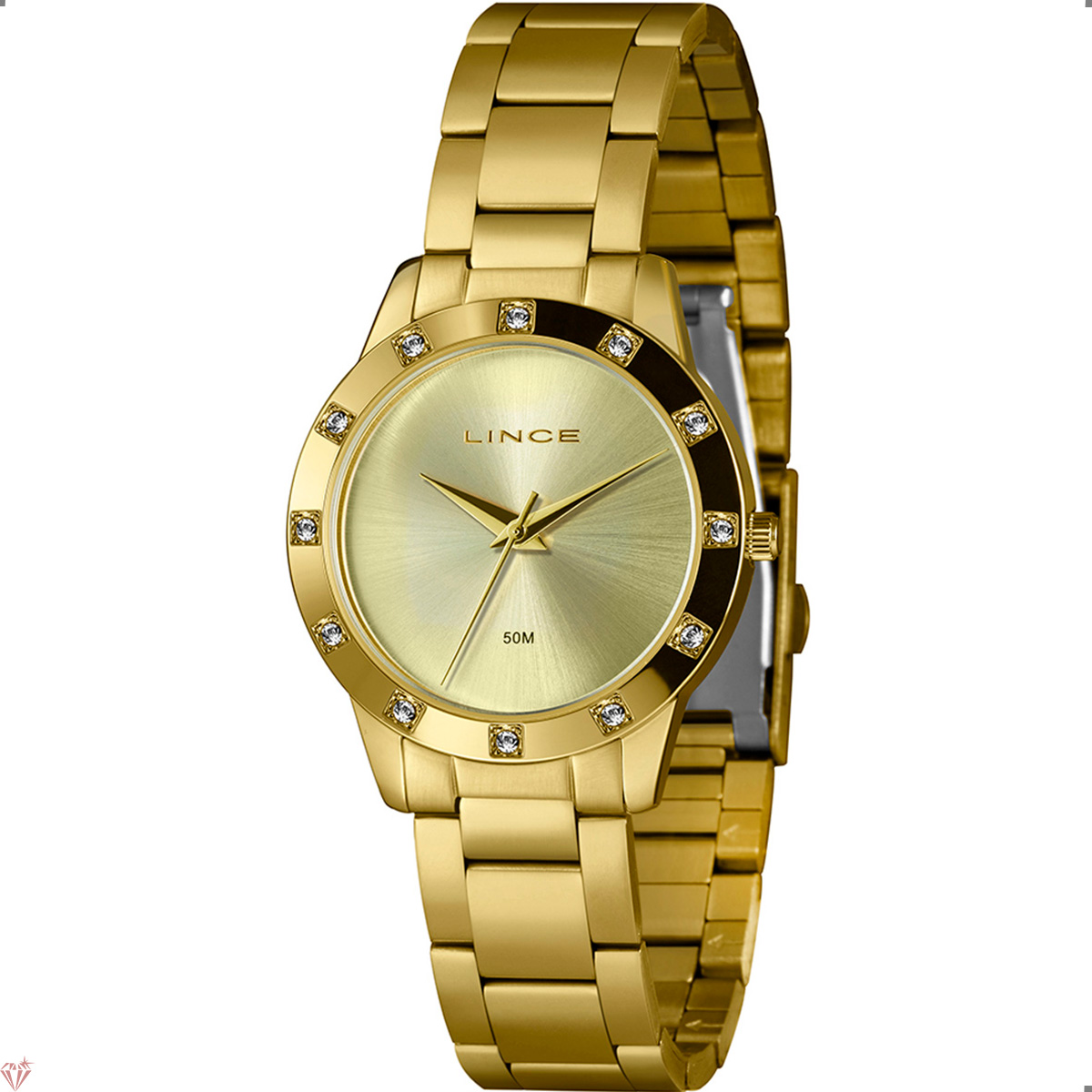 Relógio Lince Feminino Urban Dourado LRG4735L34CXKX