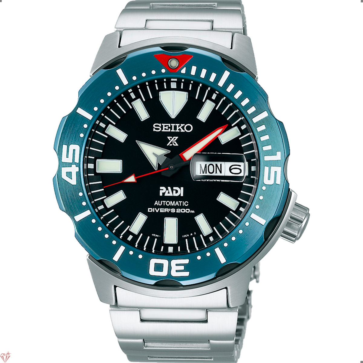 Relógio Seiko PADI Automático Masculino SRPE27 Prospex Mar