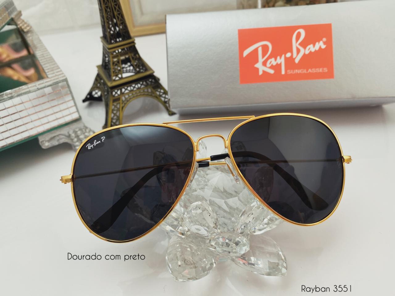 Óculos de Sol Aviador Inspired Ray Ban Clássico UV 400