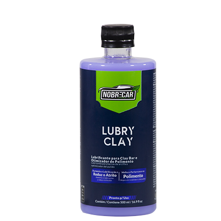 LUBRY CLAY - Lubrificante para uso do Clay Bar