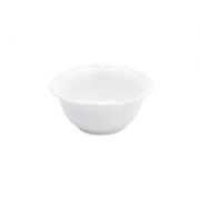 Bowl de Porcelana Fancy Branco 14x14x6cm