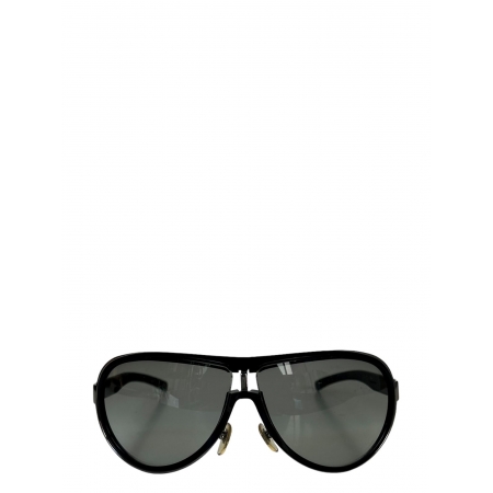 Óculos Gucci Prata com Preto com Caixa