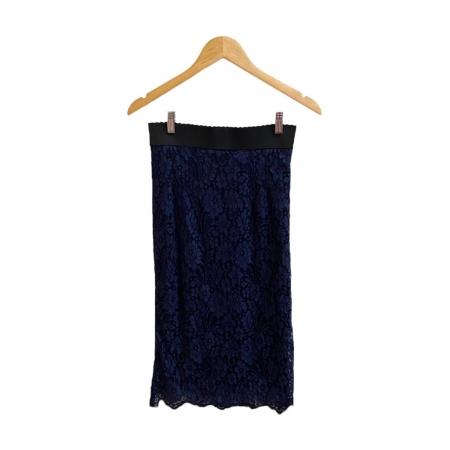 Saia Dolce &amp; Gabbana Renda Azul Size 38