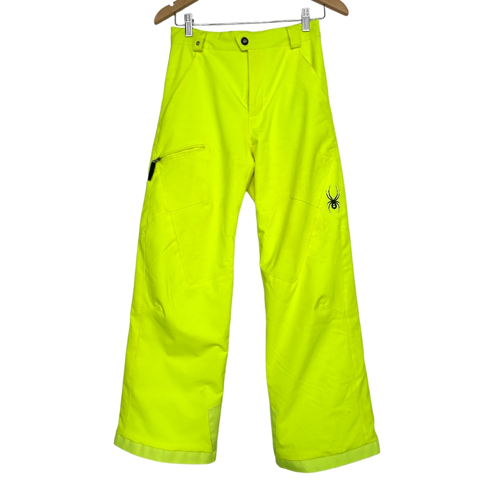 Calça Spyder para Ski Amarelo Neon Tamanho 14