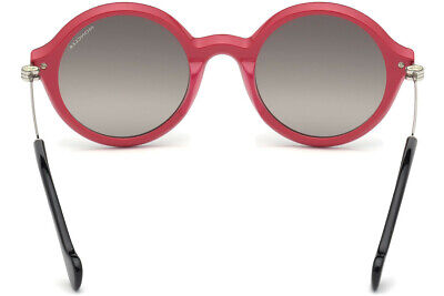 Óculos Moncler Redondo Detalhe Rosa na Parte Interna