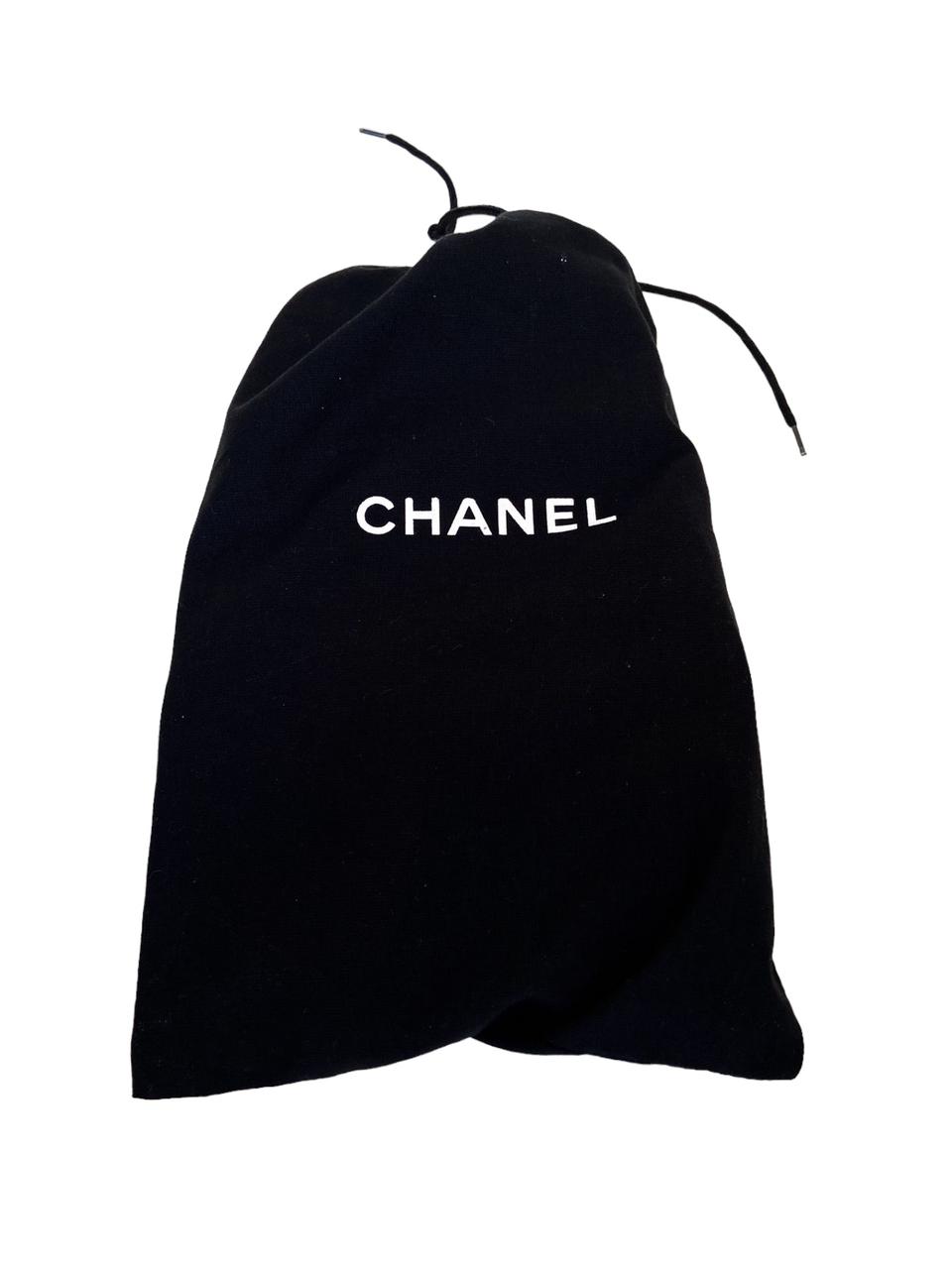 Sapatilha Chanel Azul Marinho Sola 36 Europa com Dustbag