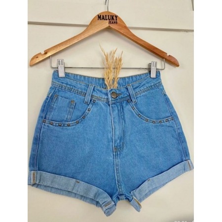 Short Jeans Feminino Básico Maluky