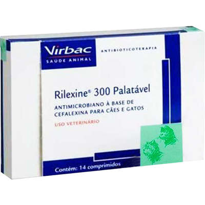 RILEXINE 300 PALATÁVEL COM 14 COMPRIMIDOS