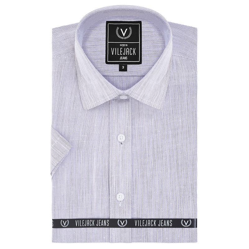 Camisa Manga Curta Tecido Mescla Vilejack (VM19TC023)