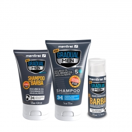 Kit Escurecedor Shampoo - Cabelo e Barba e Balm