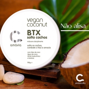 BTX Solta Cachos Vegan Coconut 100g Amávia