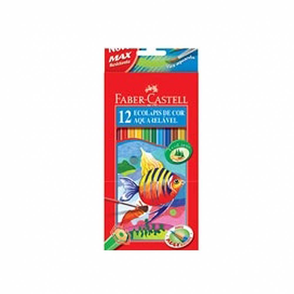 Lápis Aquarelável 12 cores FABER-CASTELL