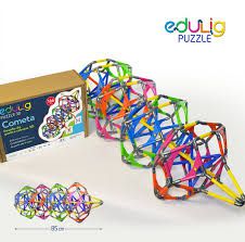 Desafio Edulig Criativo Puzzle 3D - Cometa (166 peças e conexões)
