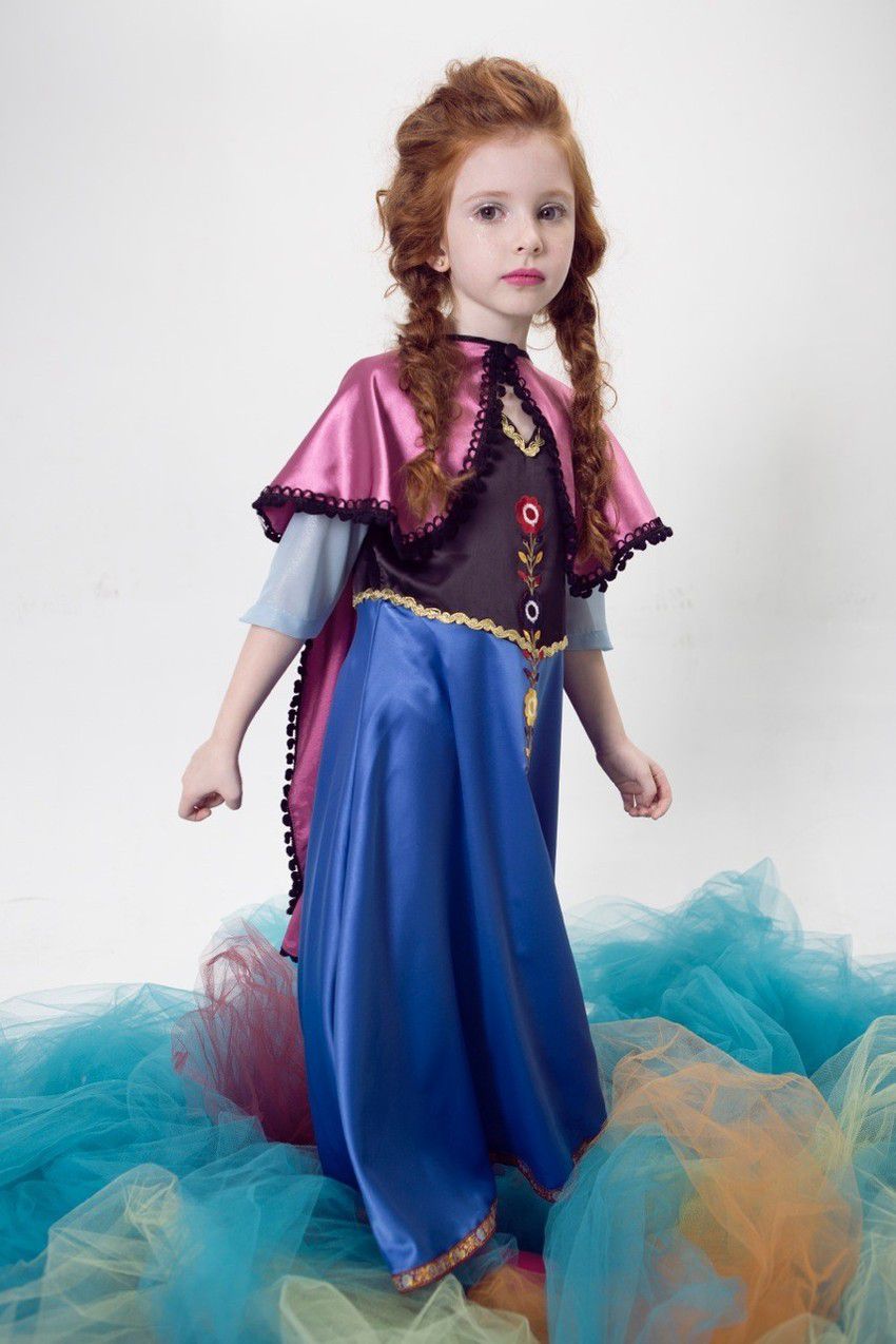 Vestido Princesa Anna (4 a 6 anos)
