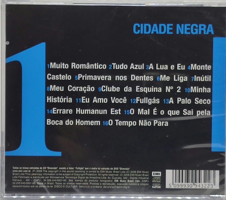 Cidade Negra One 16 Hits CD
