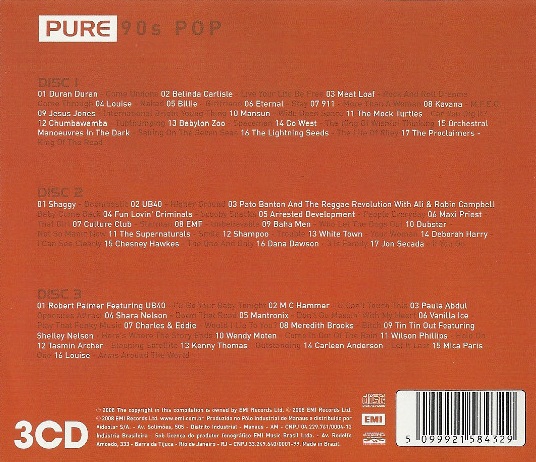 Pure 90s POP Music     CDs