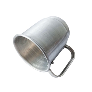 Caneca de Alumínio Prata Inteira Lisa para Sublimação | Capacidade: 525ml