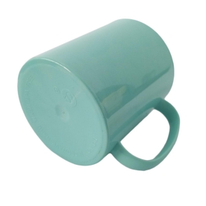 Caneca de Plástico Polímero 360ml Colorida para Sublimação (ADP) | Verde Tiffany
