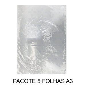 Papel Transfer para Tecidos de Algodão Escuro A3 (297x420mm) - Pacote com 5 Folhas