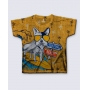 T-shirt Infantil Surfing Dog