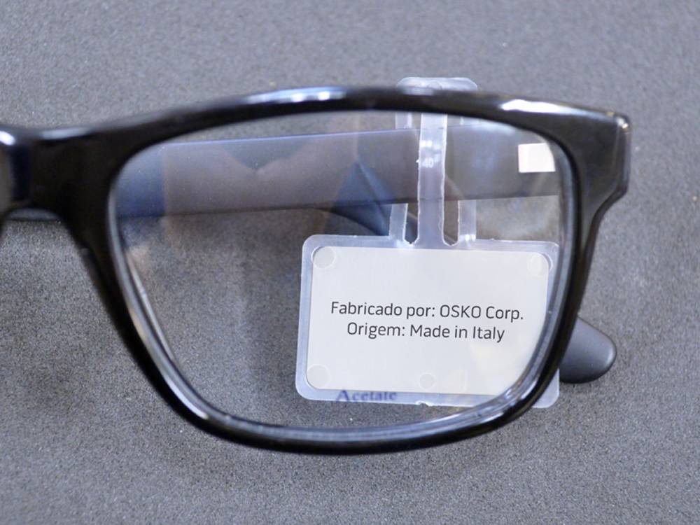 1.000 Peças - Suporte de etiqueta para óculos