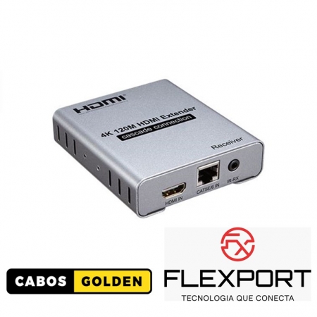 Kit Extensor HDMI V1.4: 4K2K a 30Hz, 1080P 3D a 60Hz 120M com IR usando um único cabo Cat5e