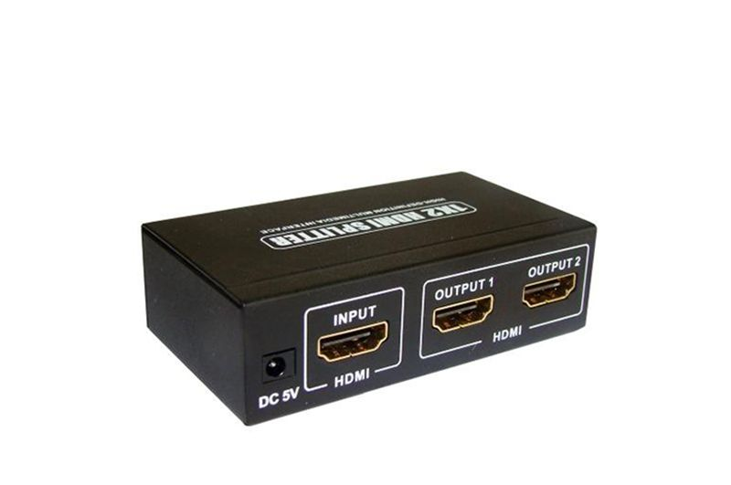 Distribuidor HDMI 1 entrada 2 saídas 4k2k@30HZ 4:2:0 - 10,2Gbps