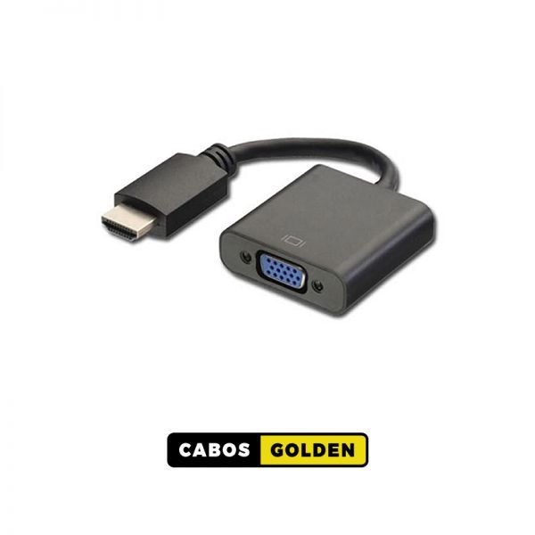 Conversor de HDMI para VGA Fêmea (15cm)