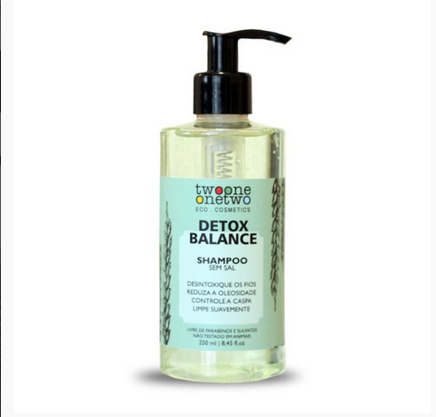 Shampoo Detox Balance Alcacus e Algas Vermelhas 250ml - TWOO