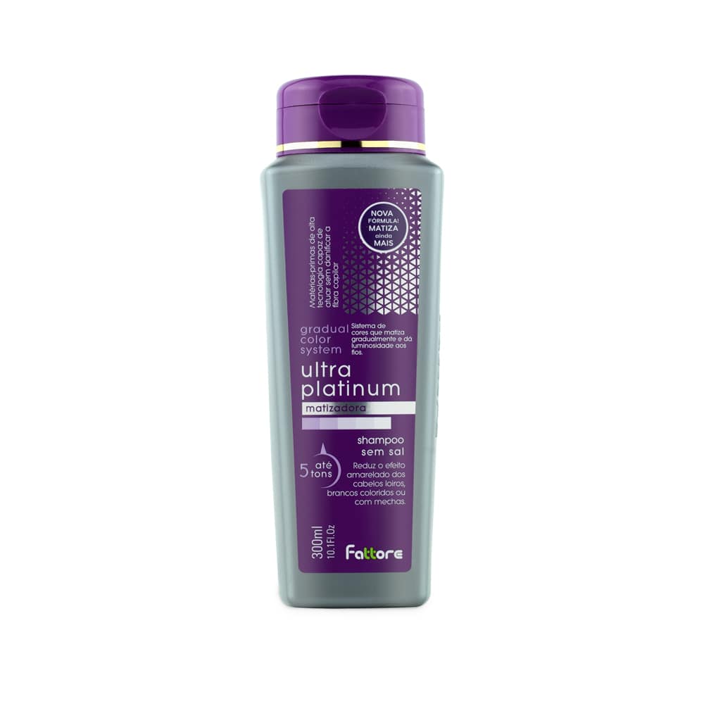 Fattore Shampoo Matizadora Ultra Platinum 300ml