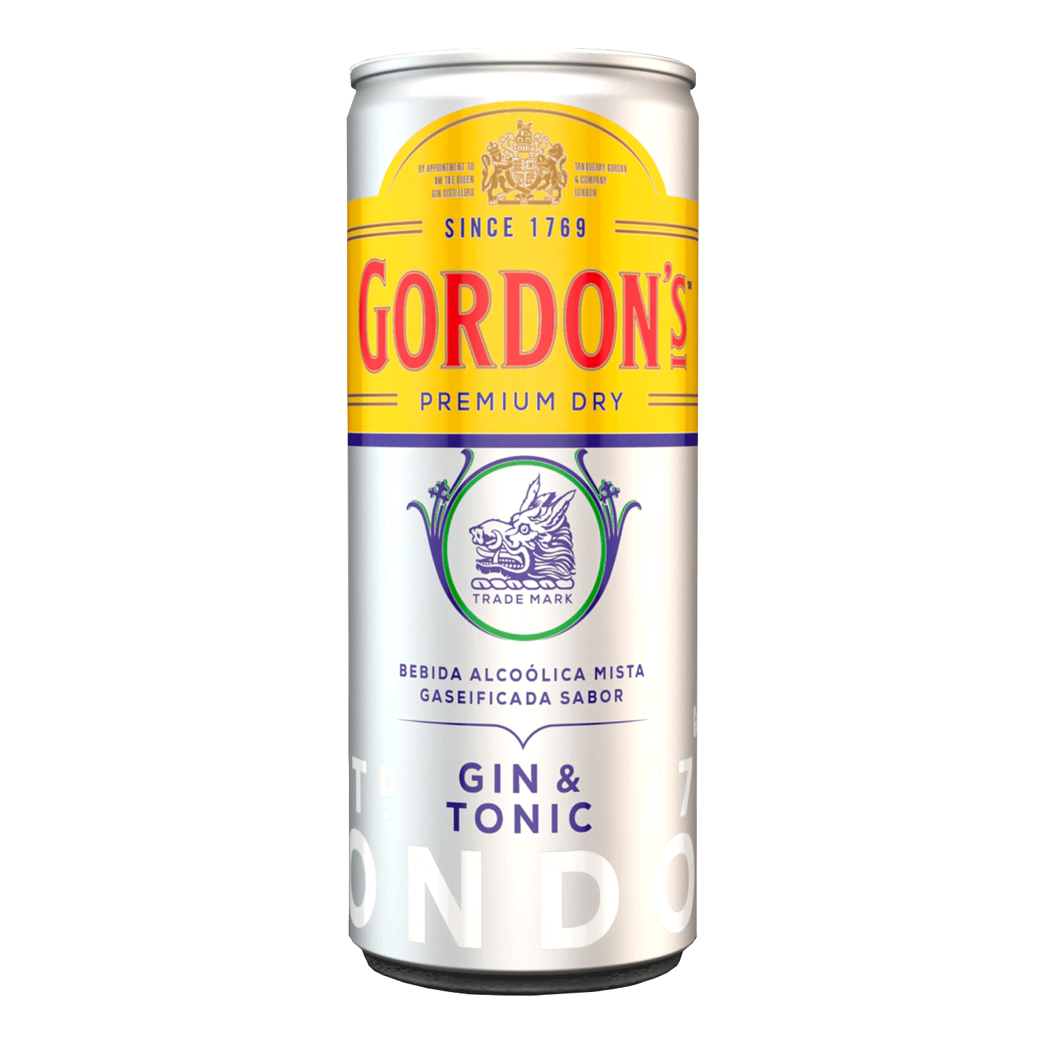GIN GORDON'S TONIC LATA 269ML