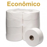 Papel Higiênico Rolão Branco Institucional 300 metros com 8 Bobinas - Top Paper
