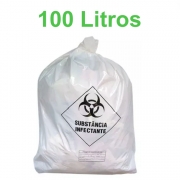 Saco de Lixo Hospitalar Infectante 100 Litros com 100 unidades
