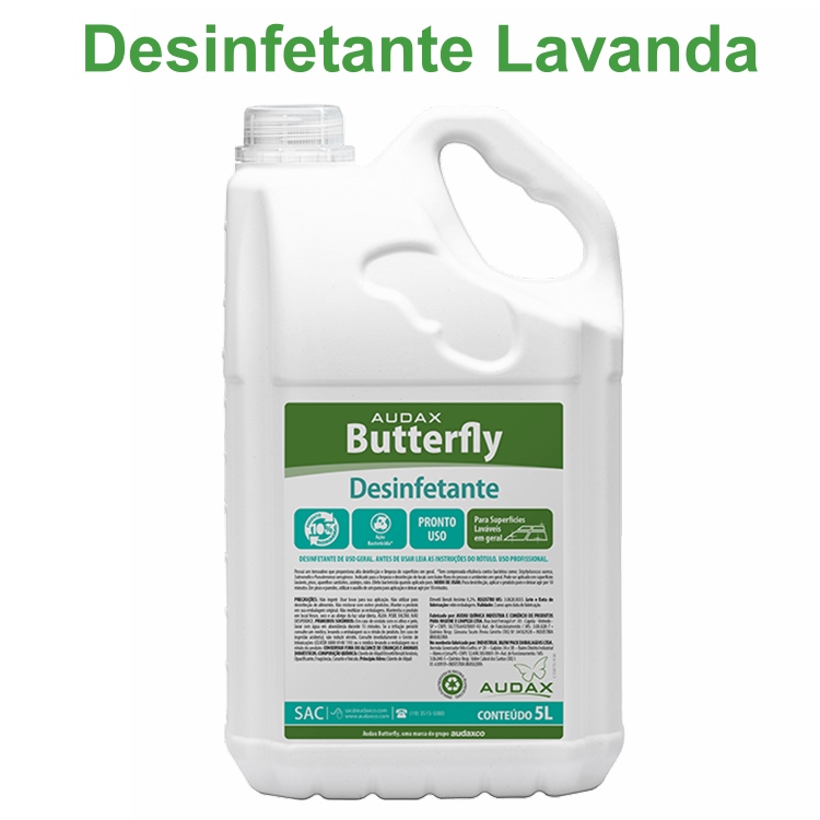 Desinfetante Lavanda 5L Butterfly Pronto Uso