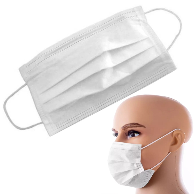 Máscara Cirúrgica Tripla Proteção - TNT-Nobre cx c/50unds