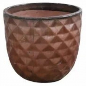 Vaso de Cerâmica Artesanal Cobre Felix