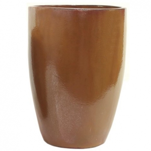 Vaso de Cerâmica Artesanal Cobre Liv