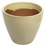 Vaso de Cerâmica Creme Yara 22x22cm