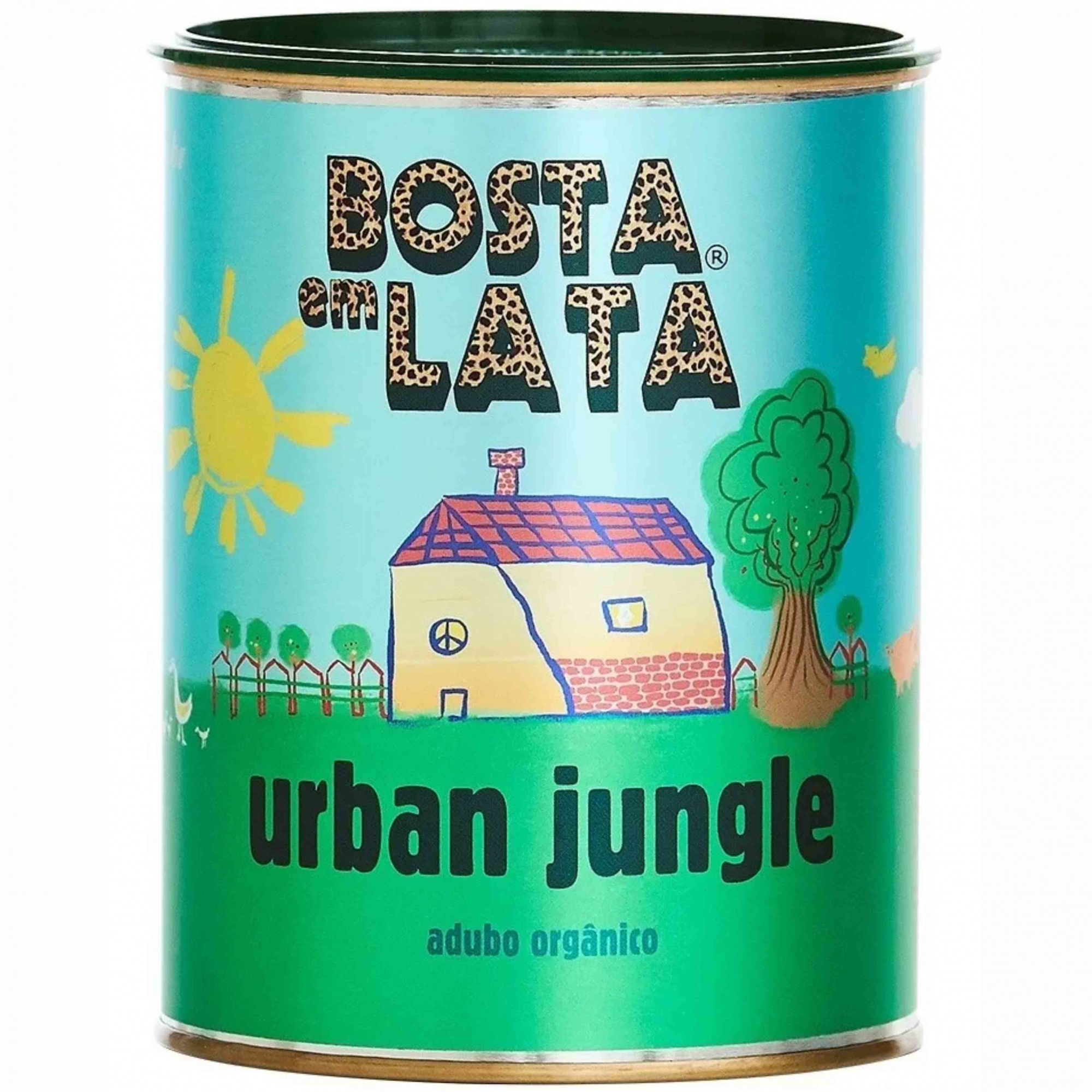 Fertilizante Organico p/Urban Jungle Bosta em Lata 500g