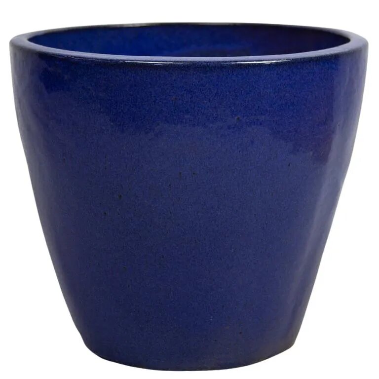 Vaso de Cerâmica Azul Yara