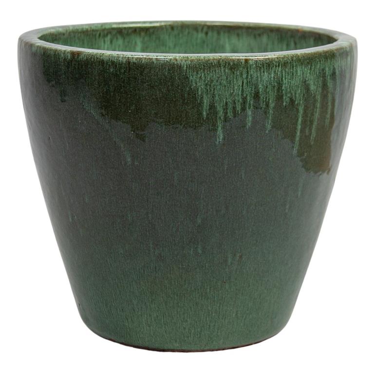 Vaso de Cerâmica Verde Yara 27x25cm