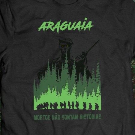 Camiseta Araguaia - Commandos Brasil - PRETA