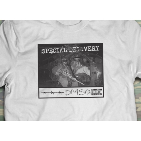PRÉ-VENDA - Camiseta Special Delivery BRANCA - Depilações Masc. Spec Ops