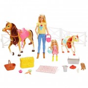 Barbie Family Barbie E Chelsea Com Cavalo E Ponei Fxh15 Mattel