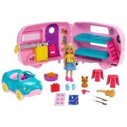 Boneca Barbie Trailer De Acampamento Da Chelsea FXG90 Mattel