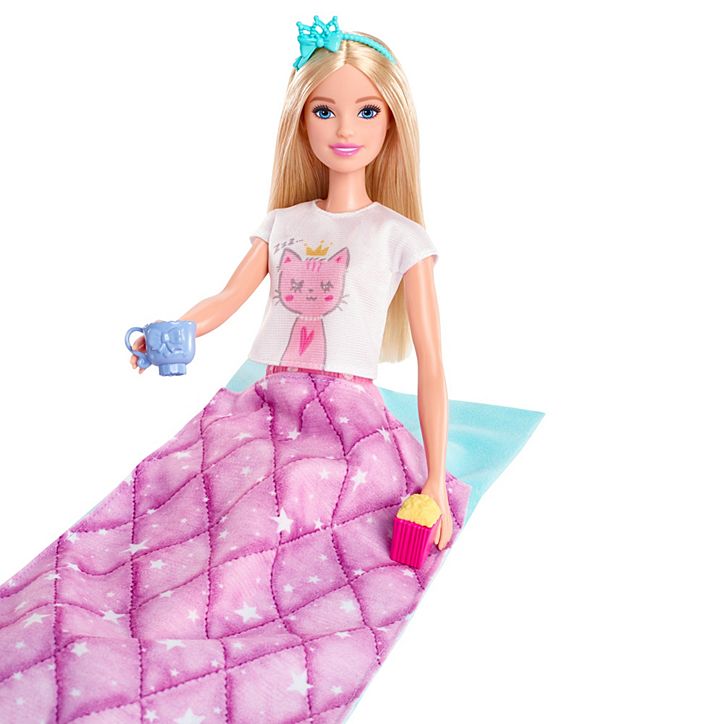 Boneca Barbie Aventura Princesas Festa Do Pijama GJB68 Mattel
