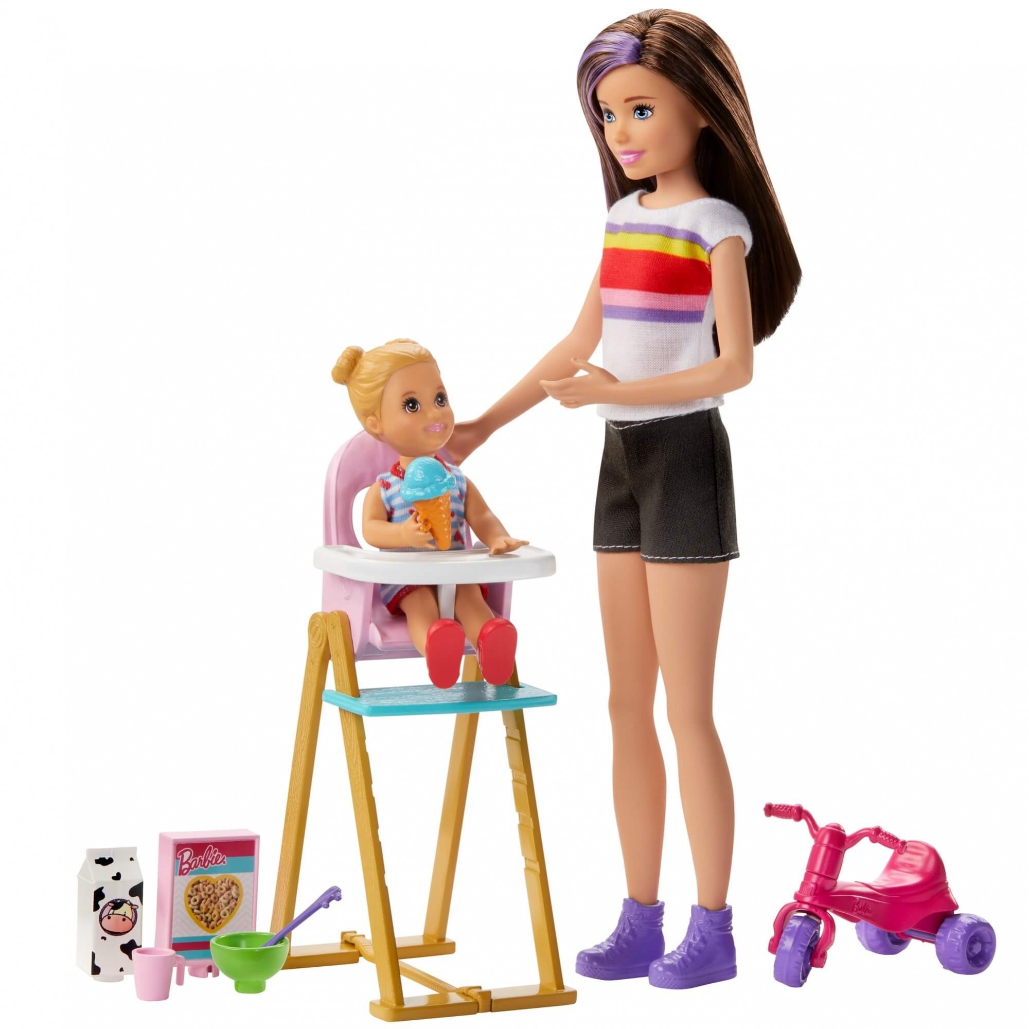Boneca Barbie Skipper Babysitters Unitária FHY97 Mattel