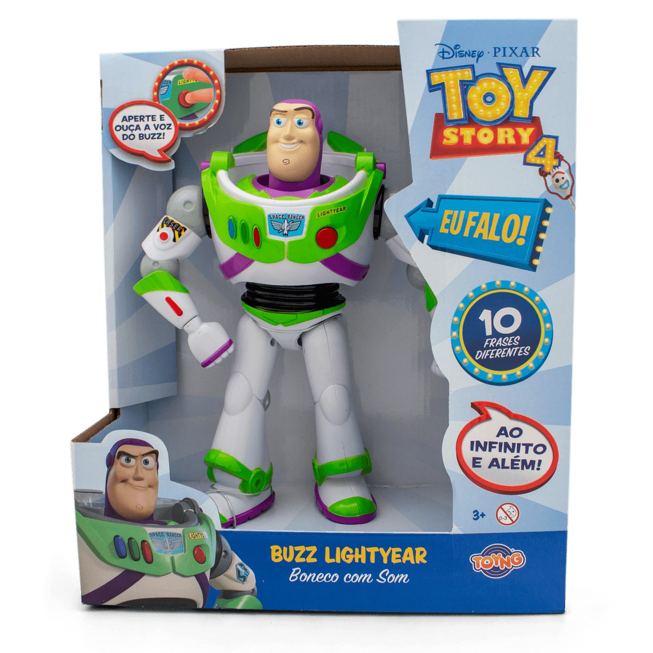 Boneco Articulado Buzz Lightyear Com Som Toy Story Toyng