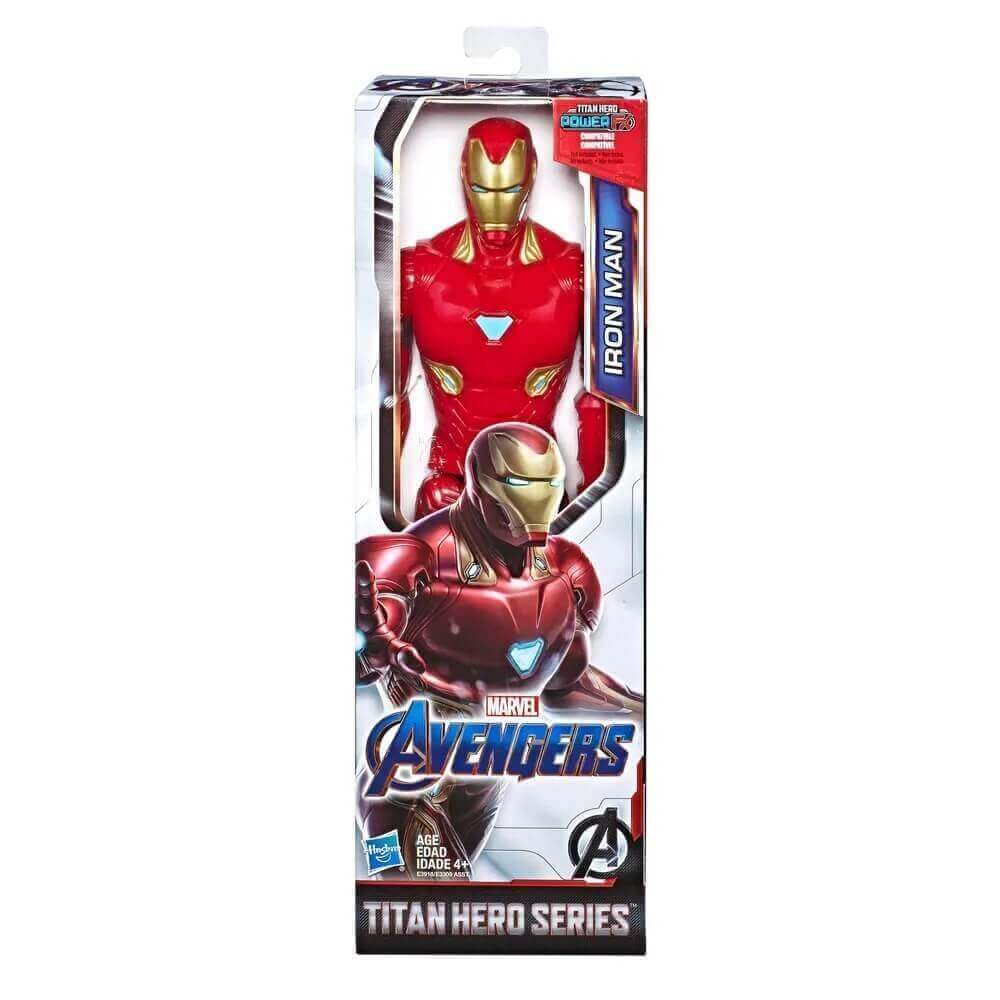 Boneco Homem De Ferro Titan Avengers 30cm E3918 Habro