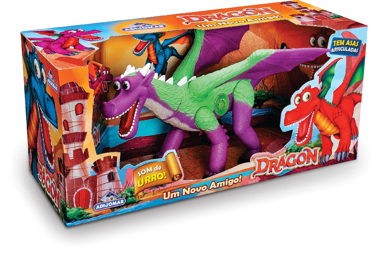 Dragão Dragon Um Novo Amigo Com Som 839 Adijomar
